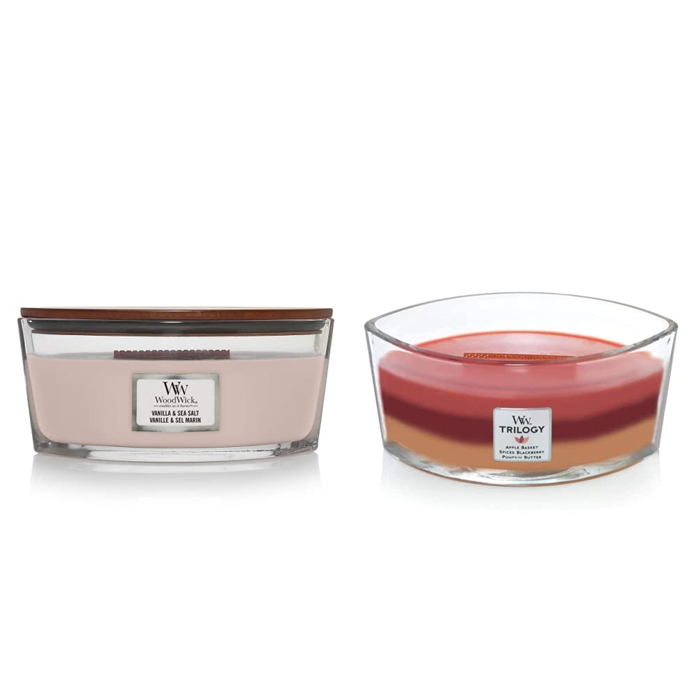 Scented Candle, Vanilla & Sea Salt, 16oz K8558