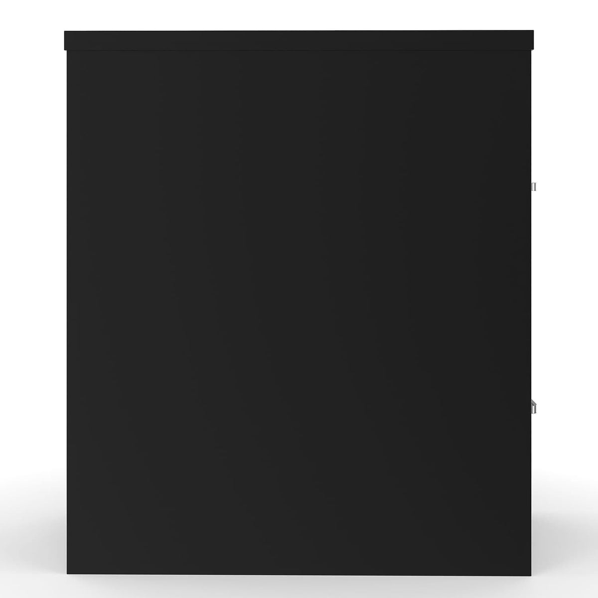 Black 2 Drawer Letter Size Lockable File Cabinet O683257