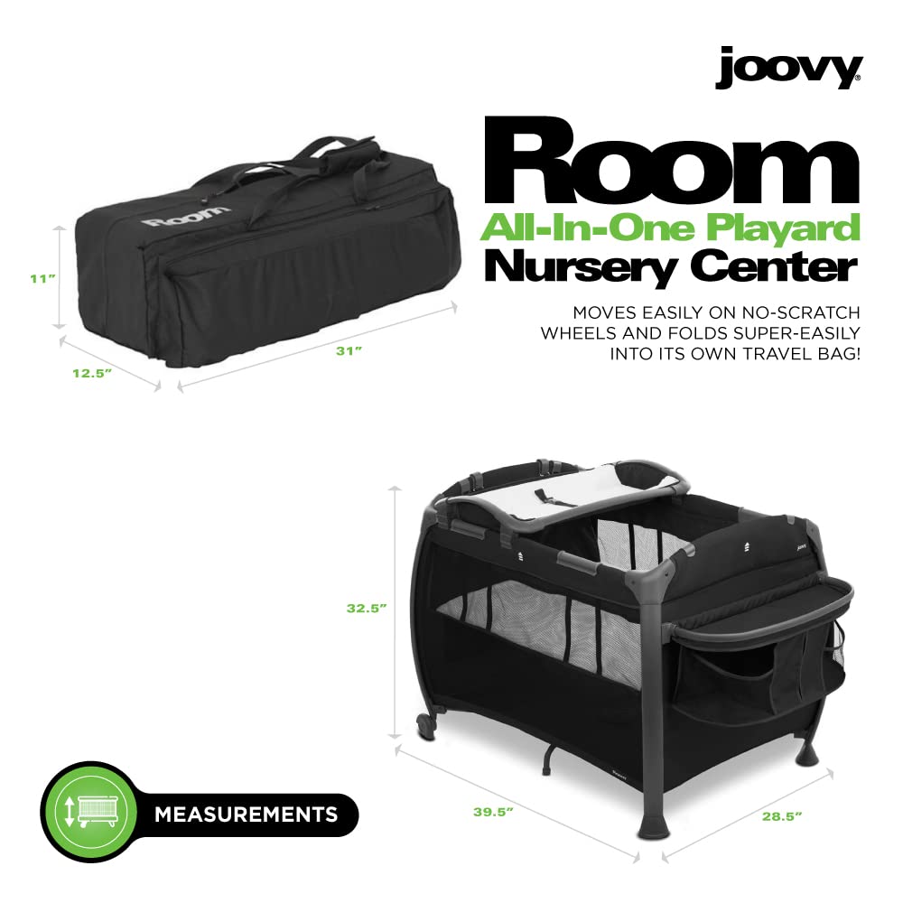 Black Playard, Bassinet, Changing Table I7173