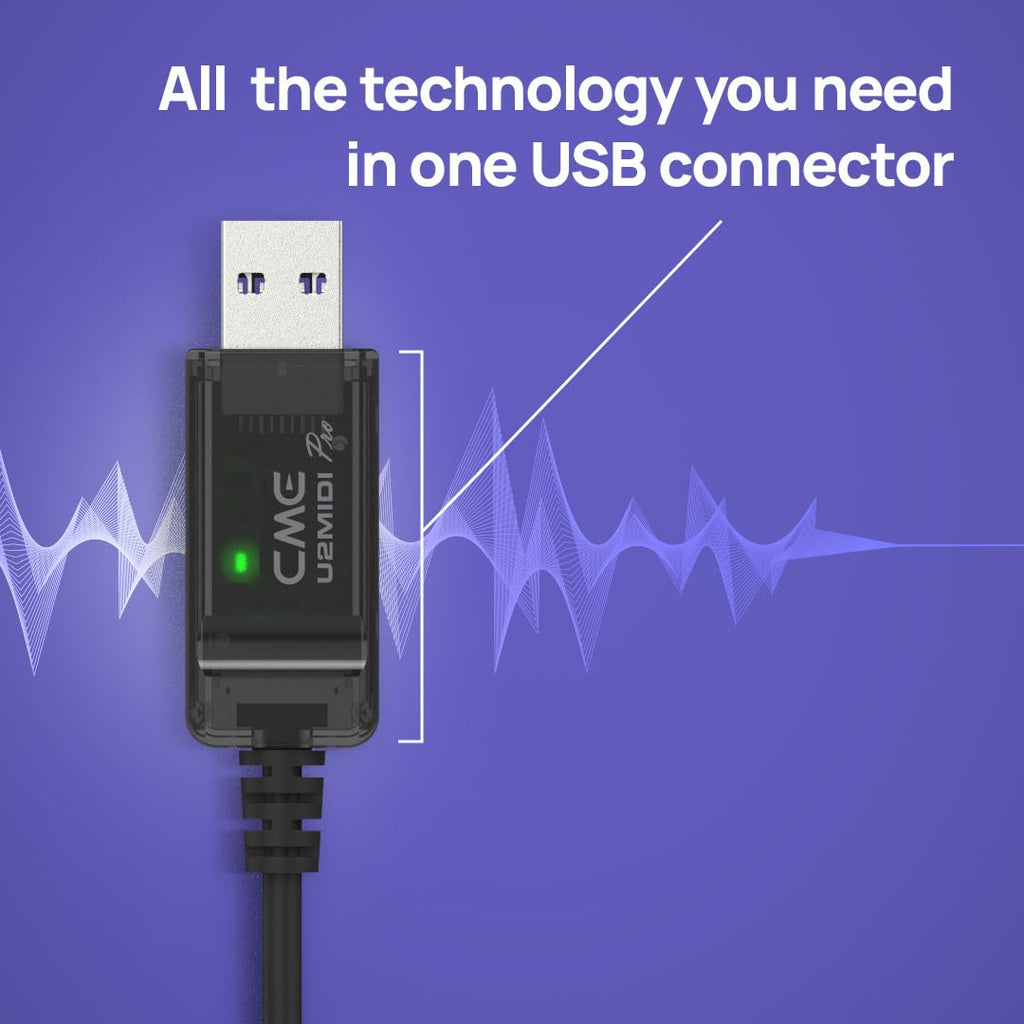 High-Speed USB MIDI Cable with Filter and Mapper L98661