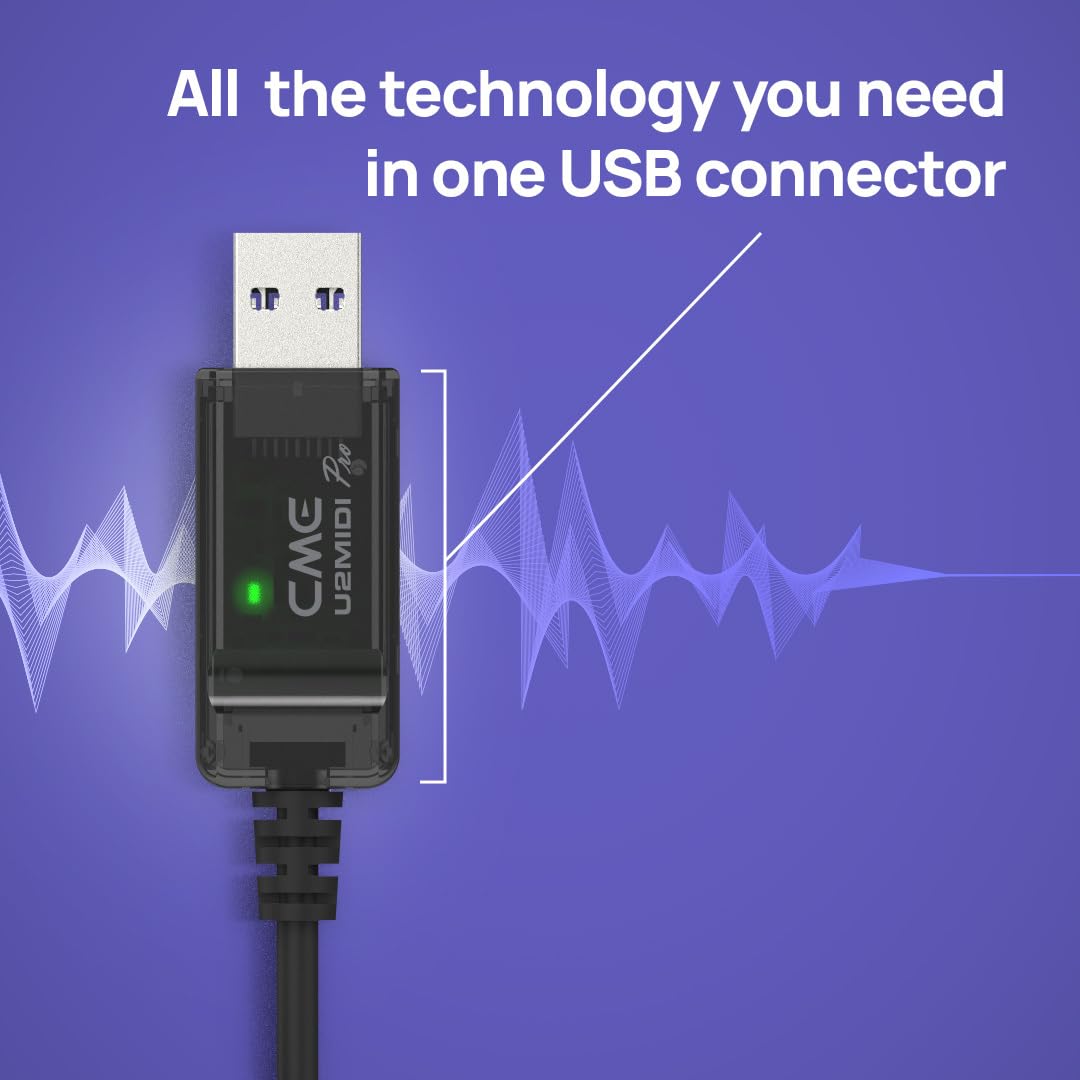 High-Speed USB MIDI Cable with Filter and Mapper L98661