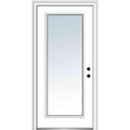 Steel Primed Left Hand In-Swing Prehung Front Door Full Lite Clear Low-E Glass 36" x 80" K471565