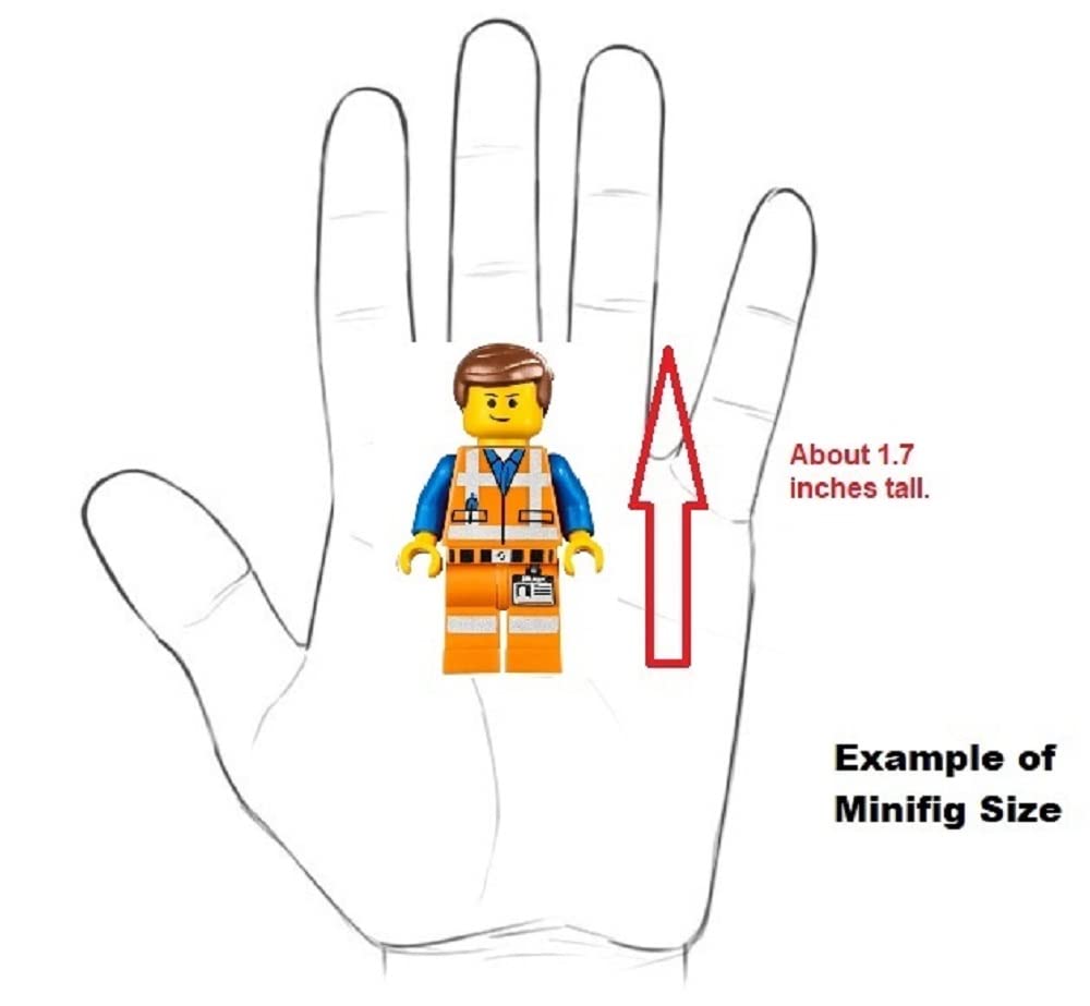 Red Robes Minifigure with Wand Y293