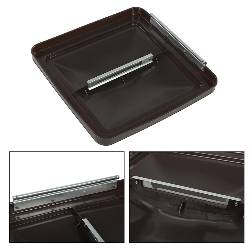 14" x 14" RV Roof Vent Cover Replacement Lid Smoke 2 PCS J1811