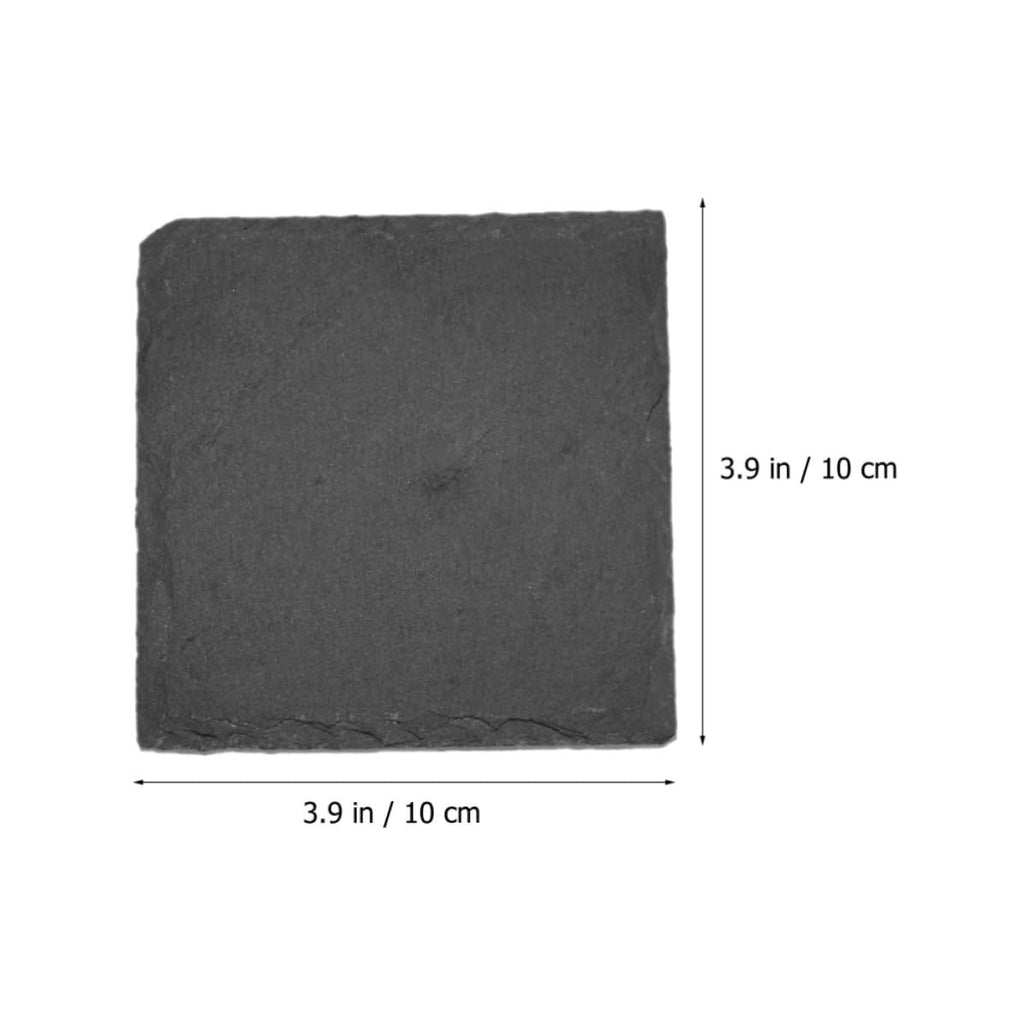 12pcs Natural Stone Square Coasters Set T5289