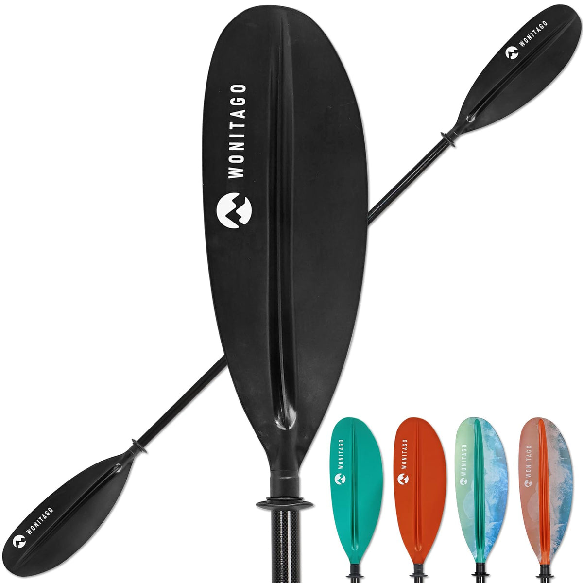 Adjustable Lightweight Carbon Fiber Kayak Paddle J2011