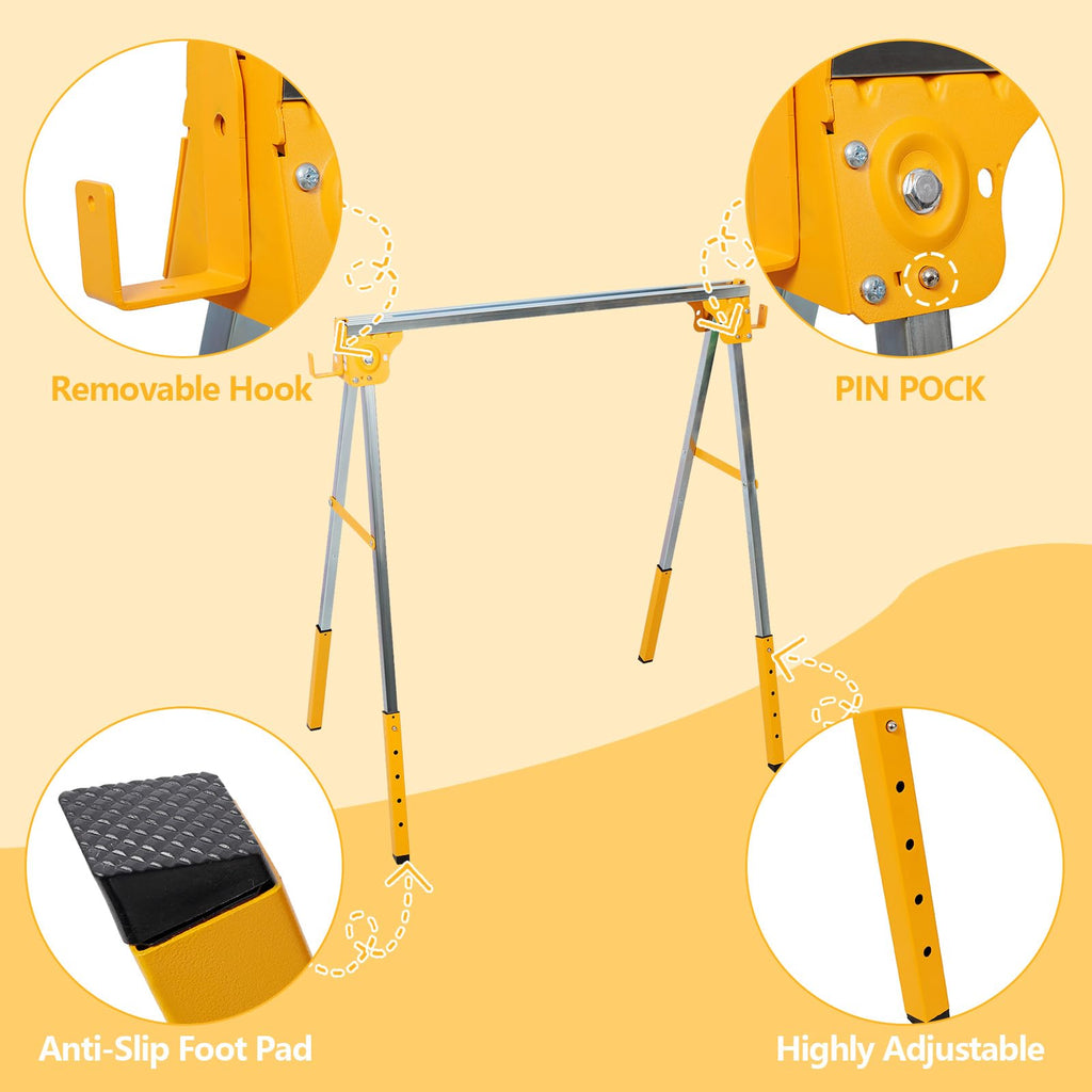 Heavy Duty Folding Sawhorse 2 Pack G69423