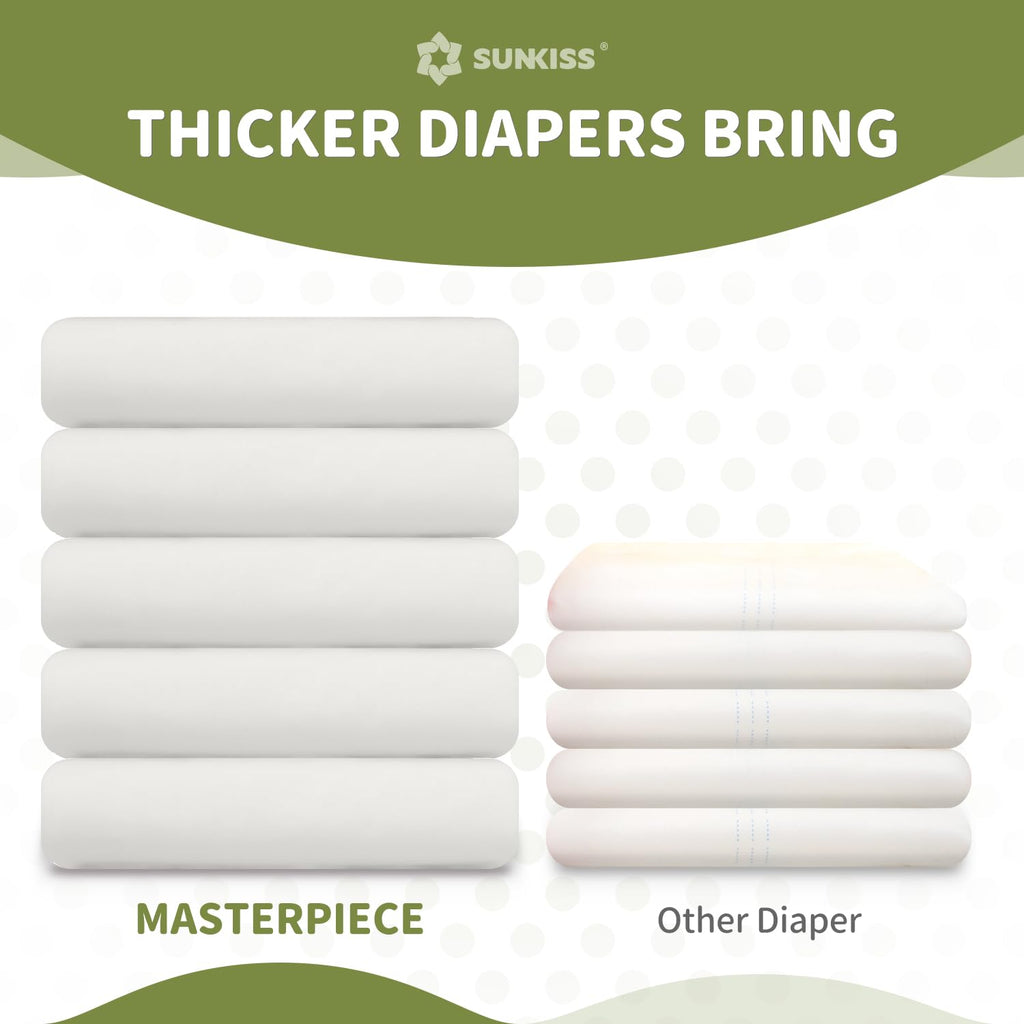 Adult Diapers with Tabs, L/XL, White, 40 Count Q52718