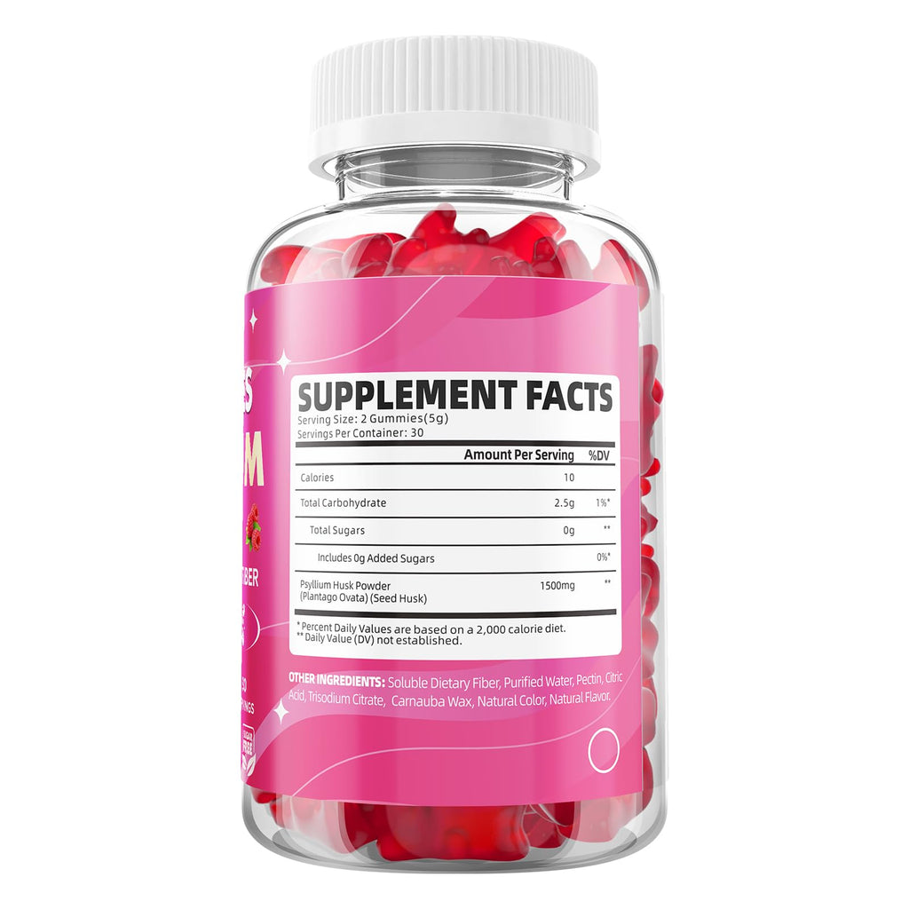 1500mg Psyllium Husk Gummies U768565