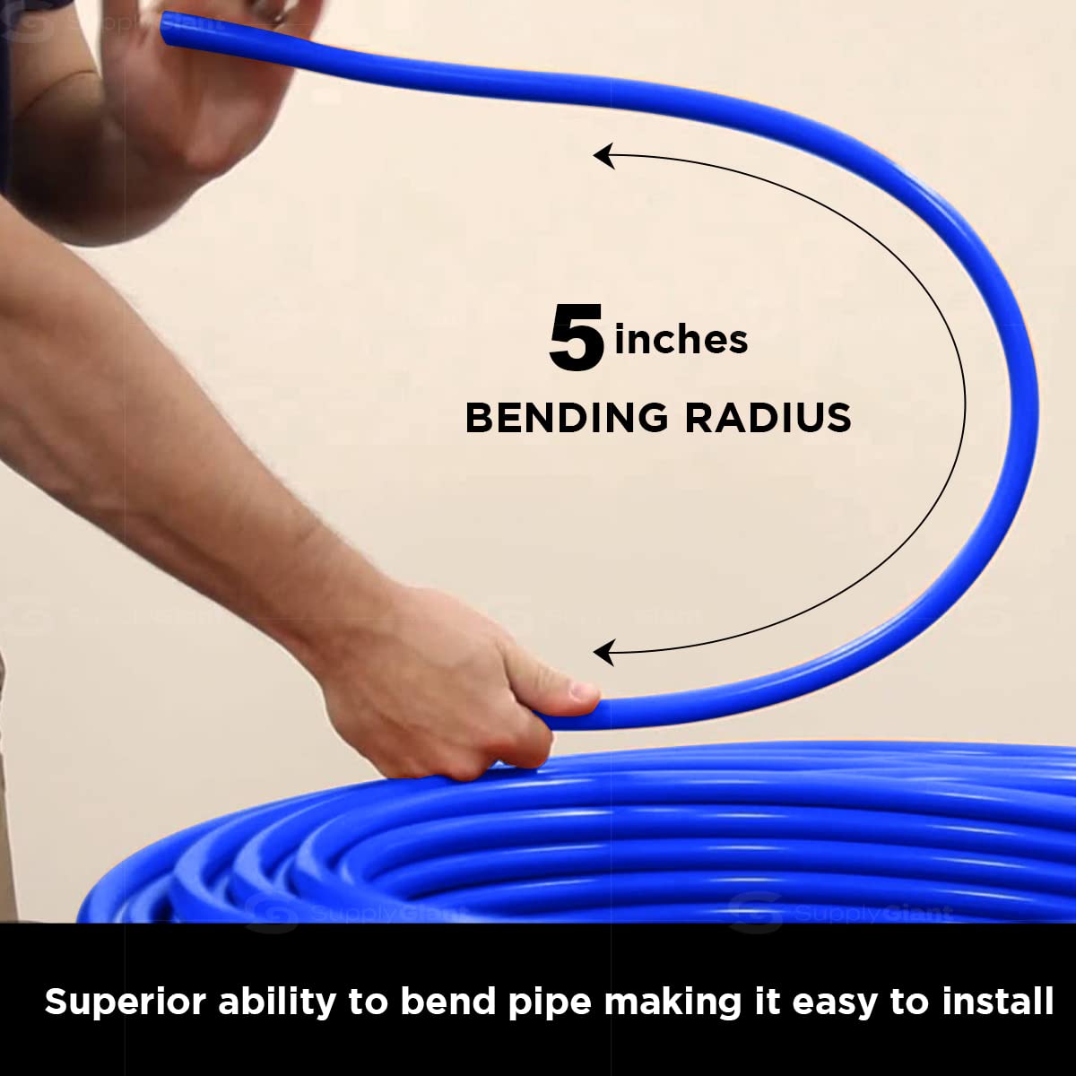 3/4 In x 100 Ft Blue PEX-B Pipe G7705