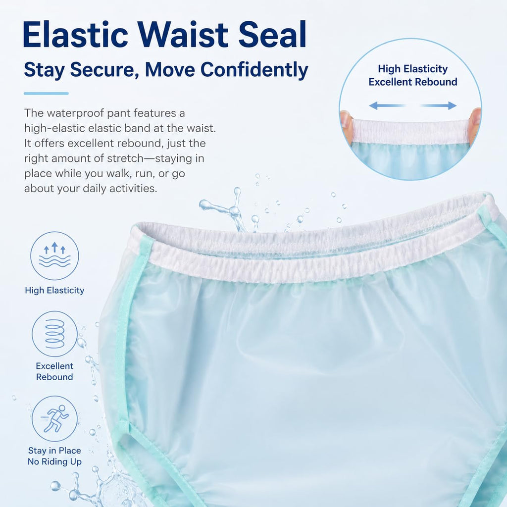 Plastic Waterproof Incontinence Underwear Size XL V836067