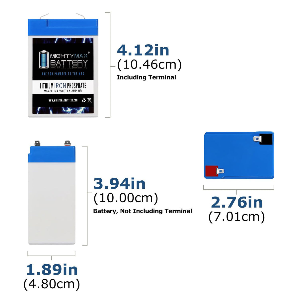 6V 4.5AH Lithium Replacement Battery Z672661