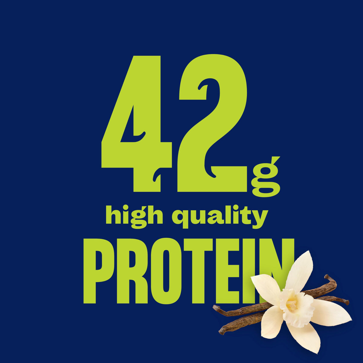 42g High Protein Vanilla Milk Shake 14 Fl Oz, 12 Count P350317