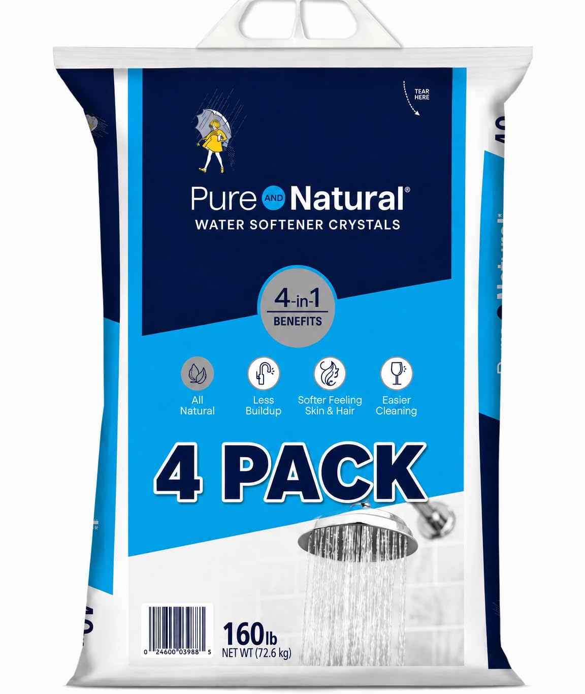 4 Pack 40 lb Water Softener Salt Pellets R139642