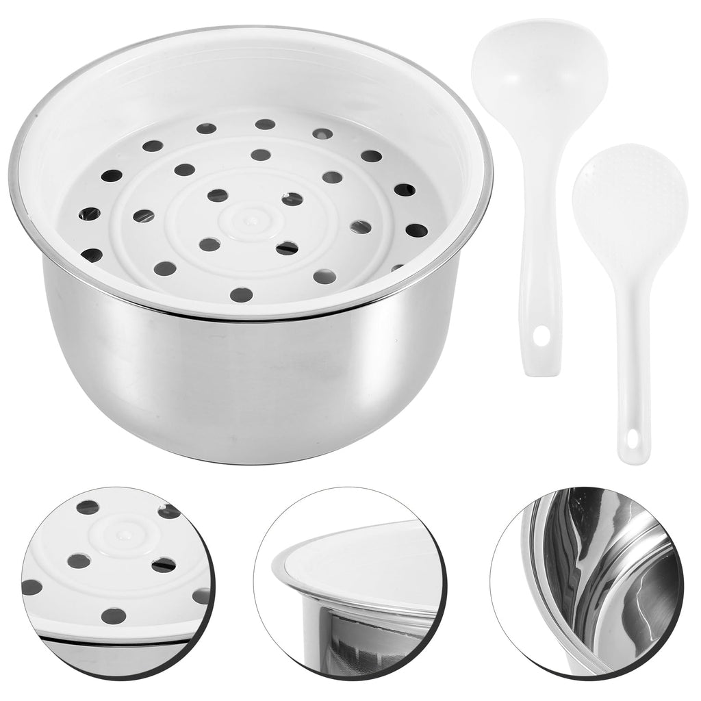 3L Stainless Steel Non-Stick Rice Cooker Inner Pot S341