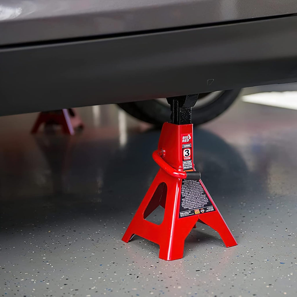 Heavy Duty Steel Jack Stands 3 Ton 1 Pair X141800