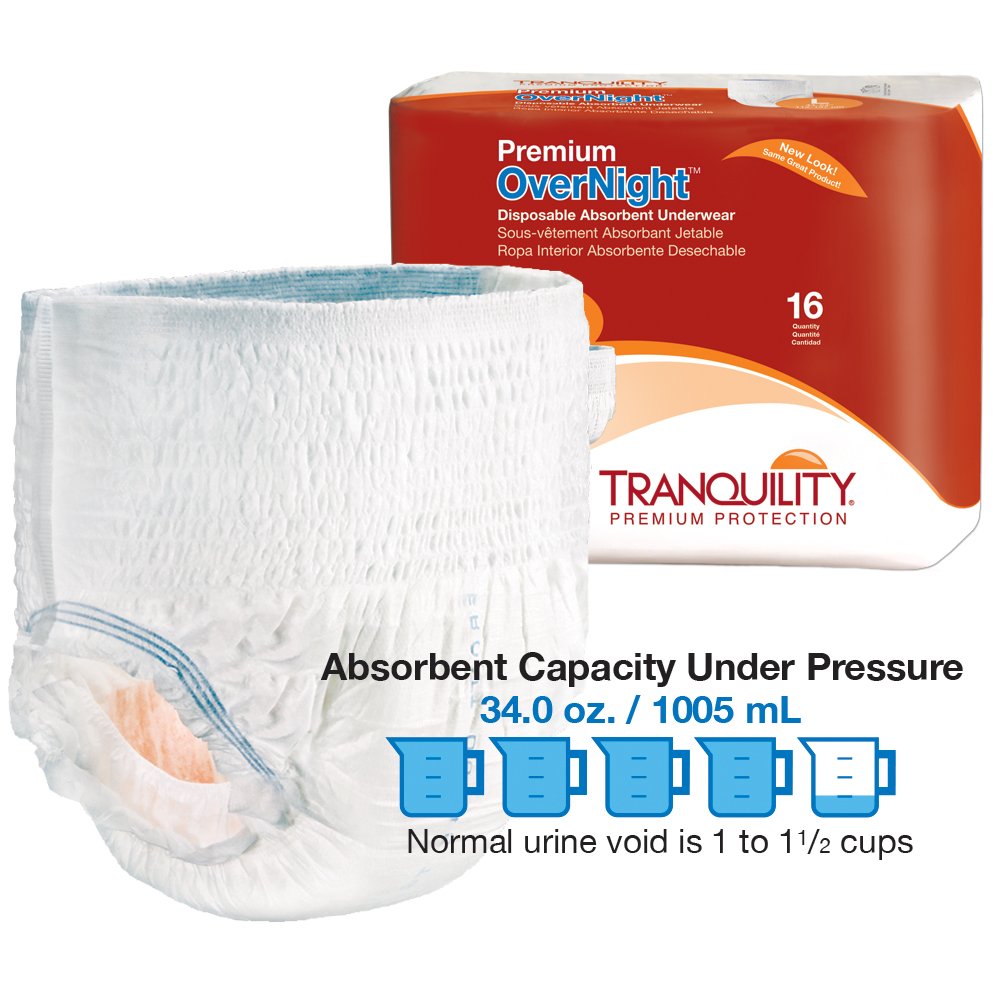 Overnight Absorbent Underwear L 16 ct B2023