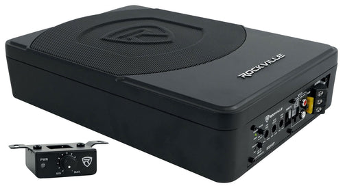 10" Powered Under-Seat Subwoofer with Amp Wiring Kit H45253
