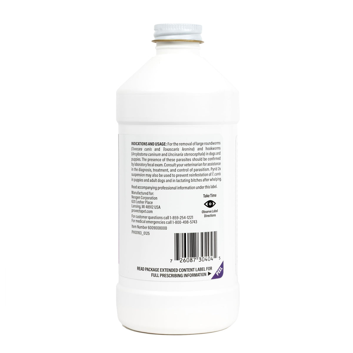 Pyrantel Pamoate Dog Dewormer 16 oz H6862