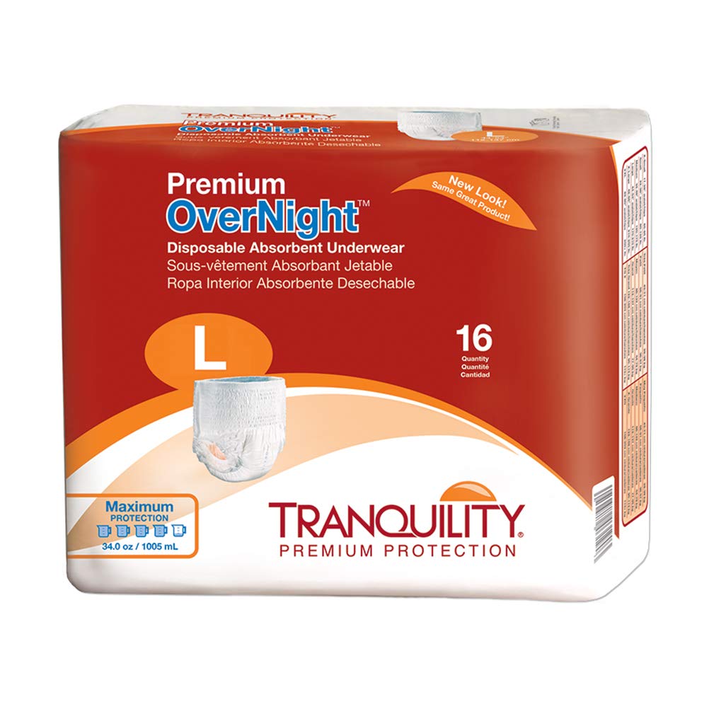 Overnight Absorbent Underwear L 16 ct B2023