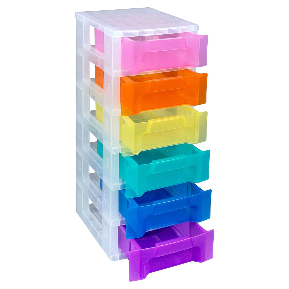 6 Drawer Plastic Rolling Storage Cart Z683794