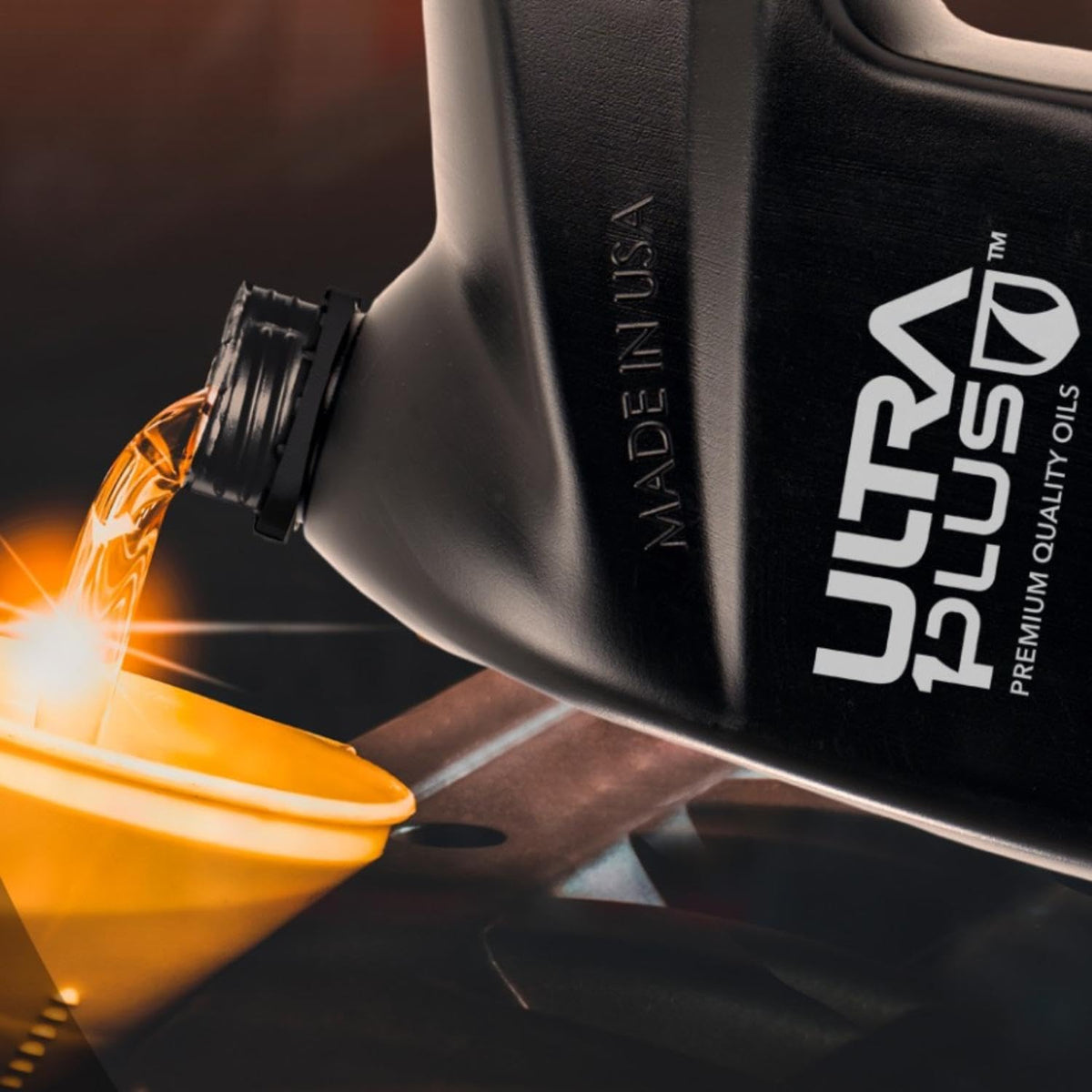 10W-40 Synthetic Blend Motorcycle Motor Oil 12 Quarts P698286