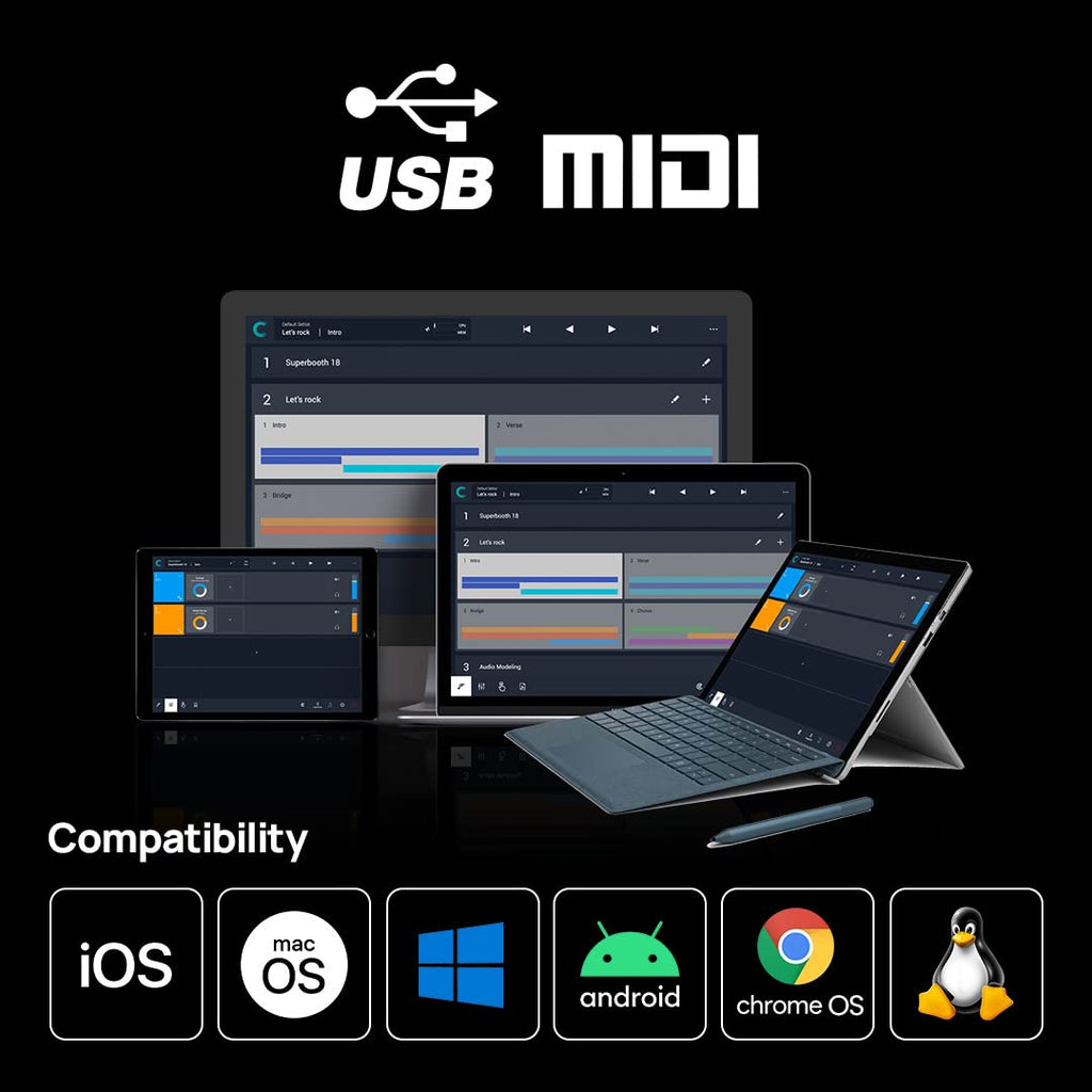 High-Speed USB MIDI Cable with Filter and Mapper L98661