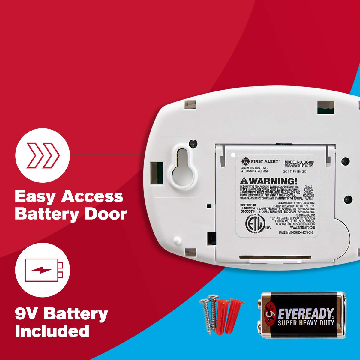 Battery Carbon Monoxide Alarm P262