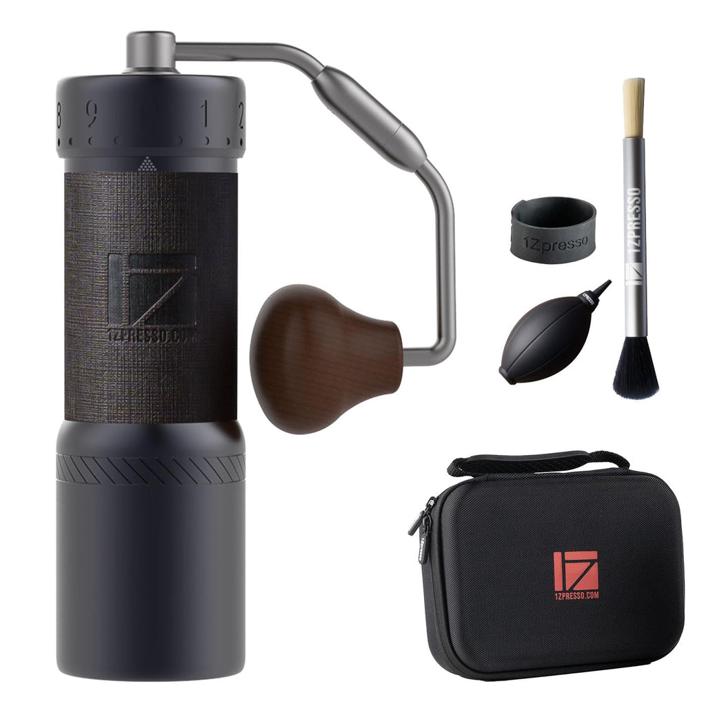Manual Coffee Grinder Iron Gray Conical Burr Foldable Handle U223996