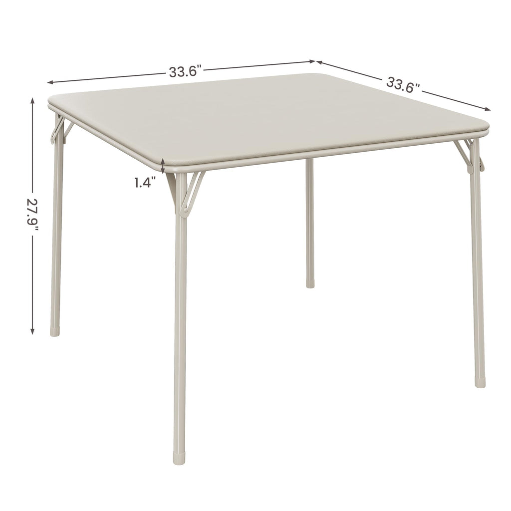 Beige Folding Card Table W970669