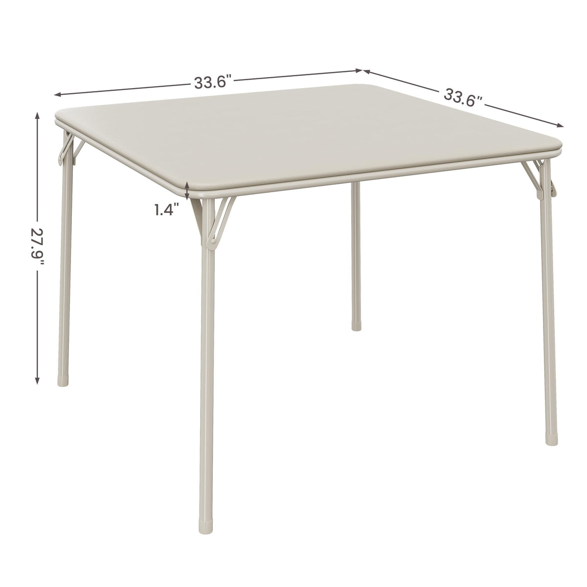 Beige Folding Card Table W970669