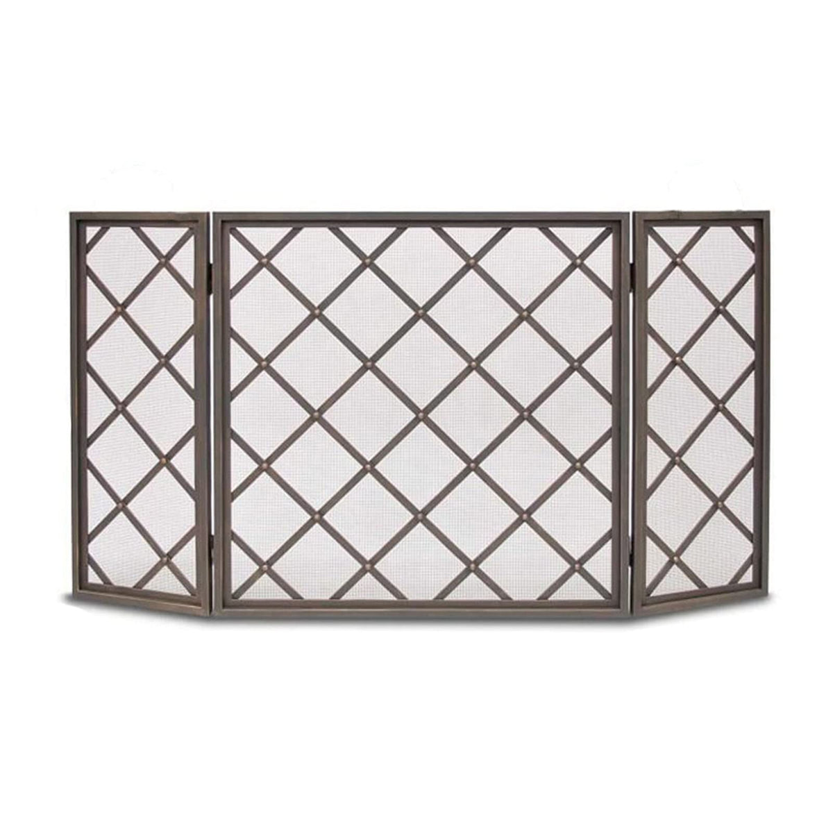 60 Inch Black 3 Panel Fireplace Screen H970149