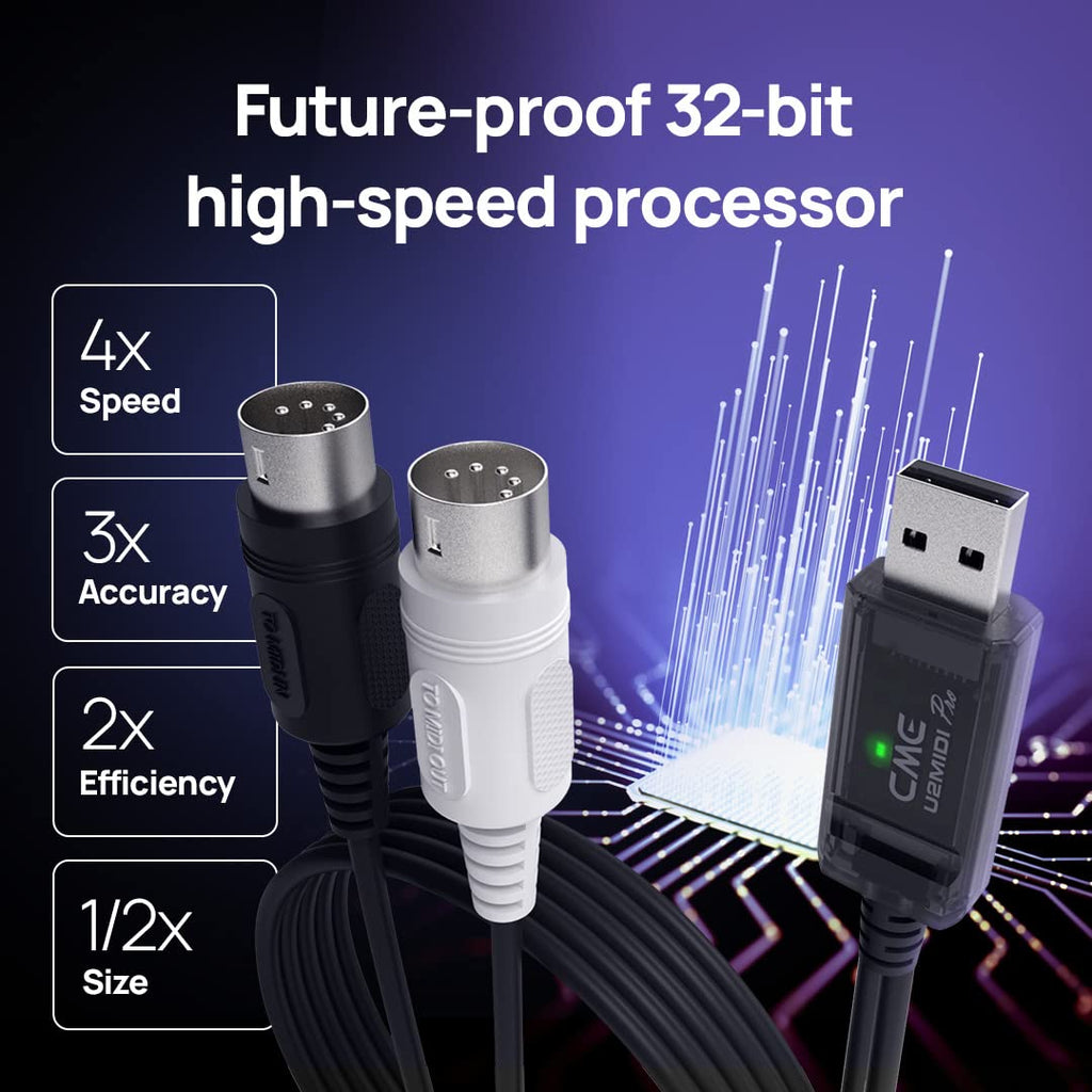 High-Speed USB MIDI Cable with Filter and Mapper L98661