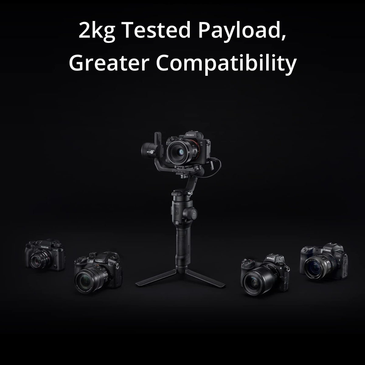 3-Axis Camera Stabilizer up to 2kg (4.4lbs) Payload C2617