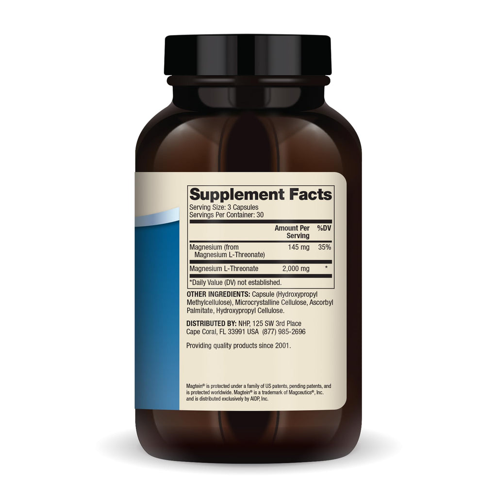 Magnesium L-Threonate 2,000 mg 90 Capsules X539