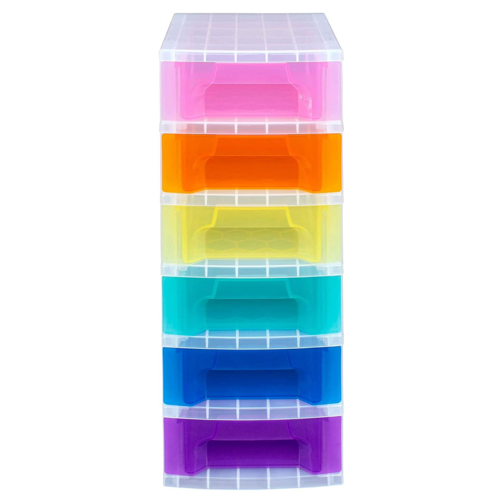 6 Drawer Plastic Rolling Storage Cart Z683794