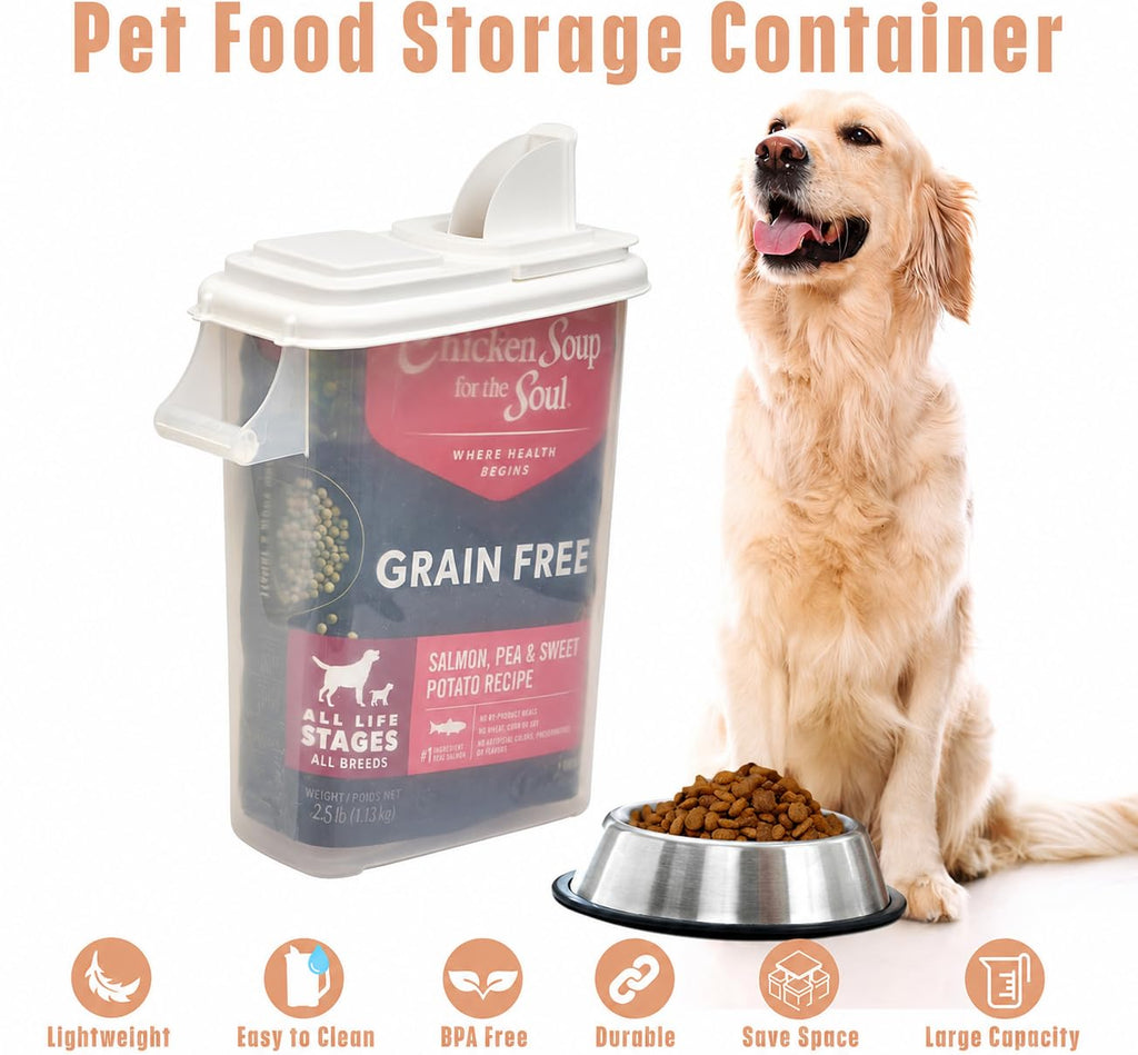 Airtight Pet Food Storage Container 32 Quart with Pour Spout H103657