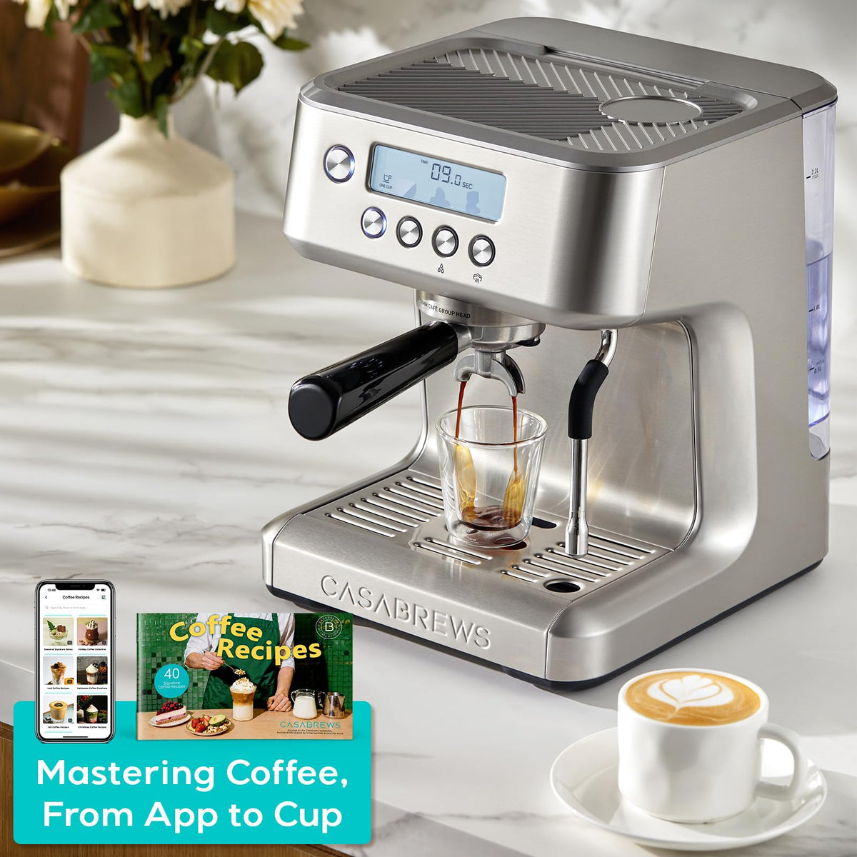 Espresso Machine with Steam Wand H1135