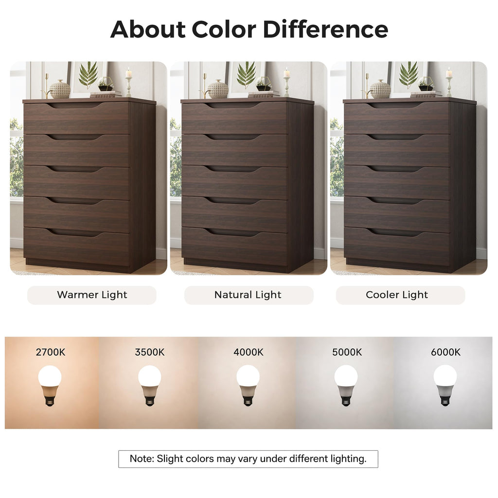 Brown 5 Drawer Dresser U59640