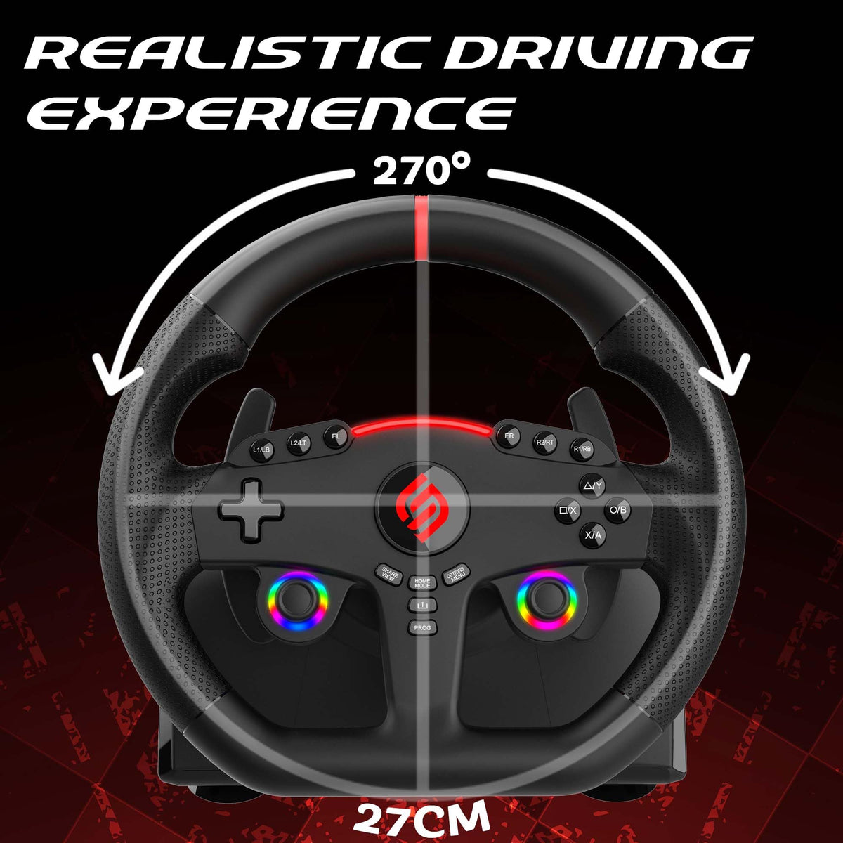 Racing Gaming Steering Wheel D875125