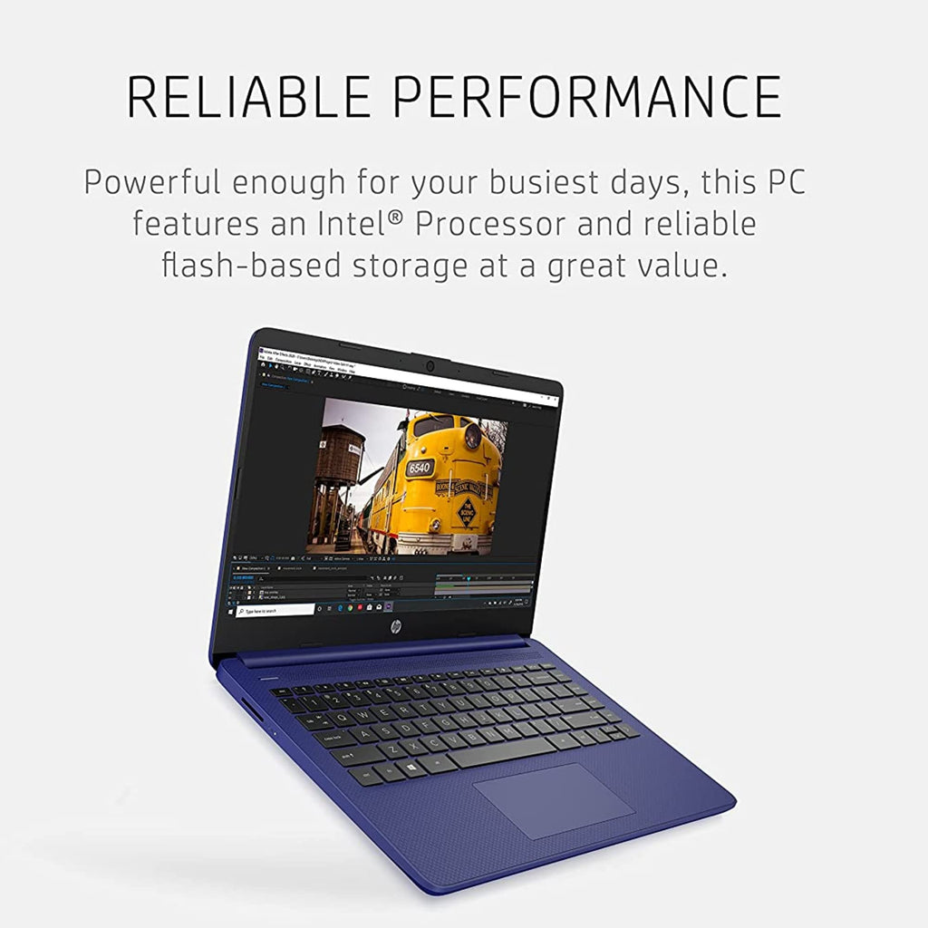 14" HD Laptop, Intel Celeron, 4GB Memory, 64GB eMMC, Blue C6123