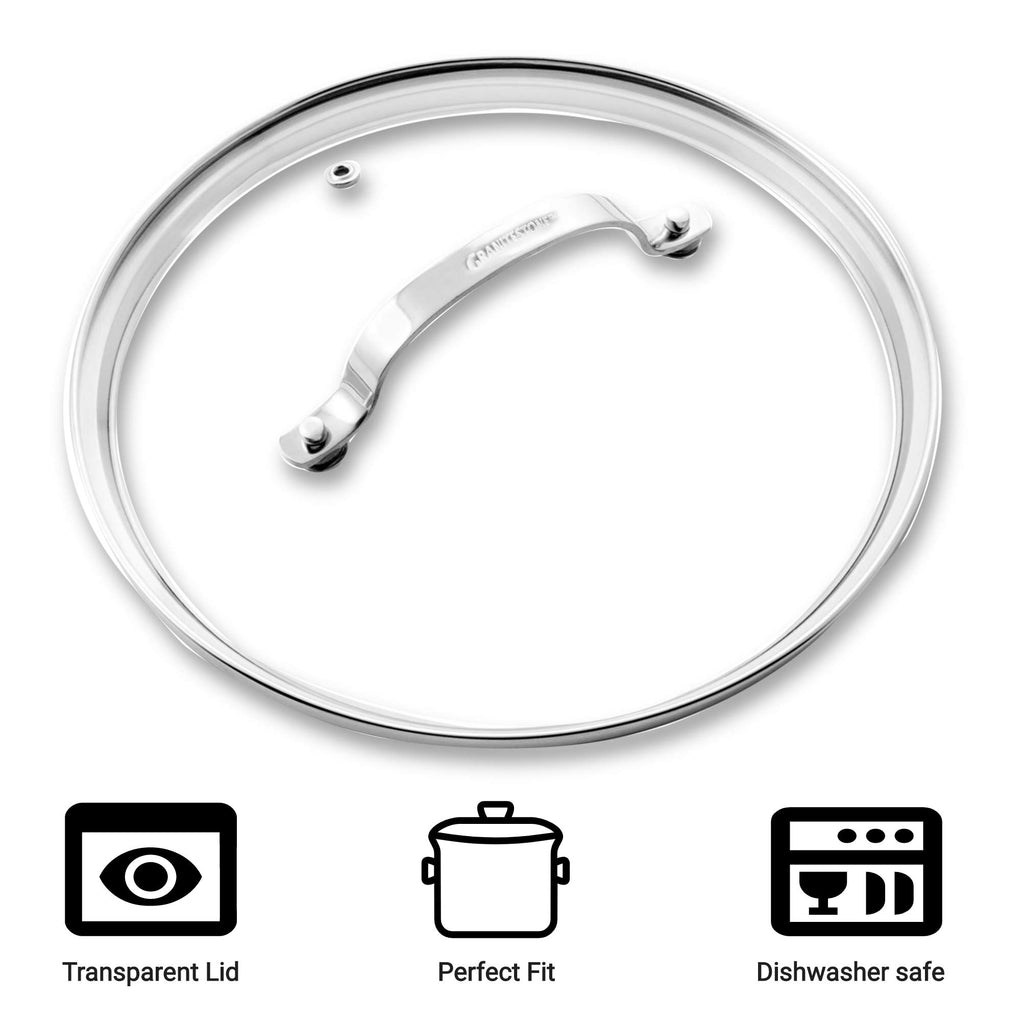 Tempered Glass Lid 10-inch Clear Vented H207554