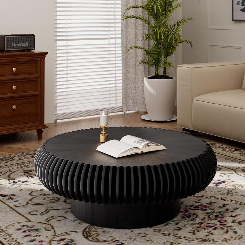 Black Round Coffee Table A84515