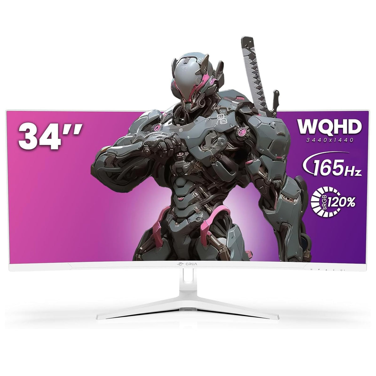 34" White Curved Gaming Monitor U840