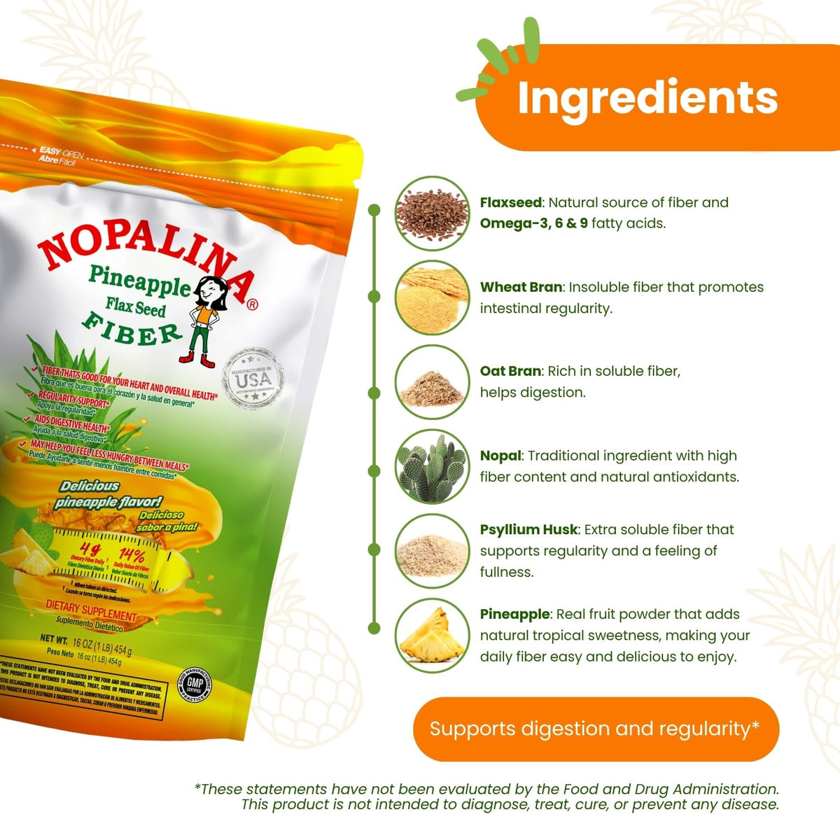 Pineapple Fiber Powder 1 Lb R5726