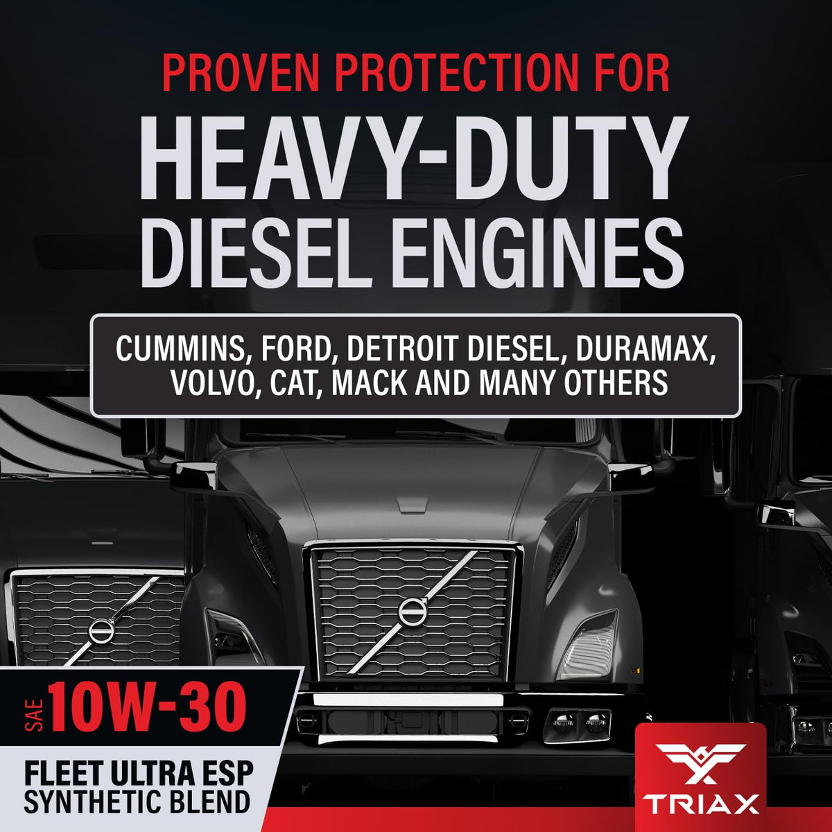 10W-30 Synthetic Blend Heavy Duty Diesel Engine Oil (5 Gallon) G305574