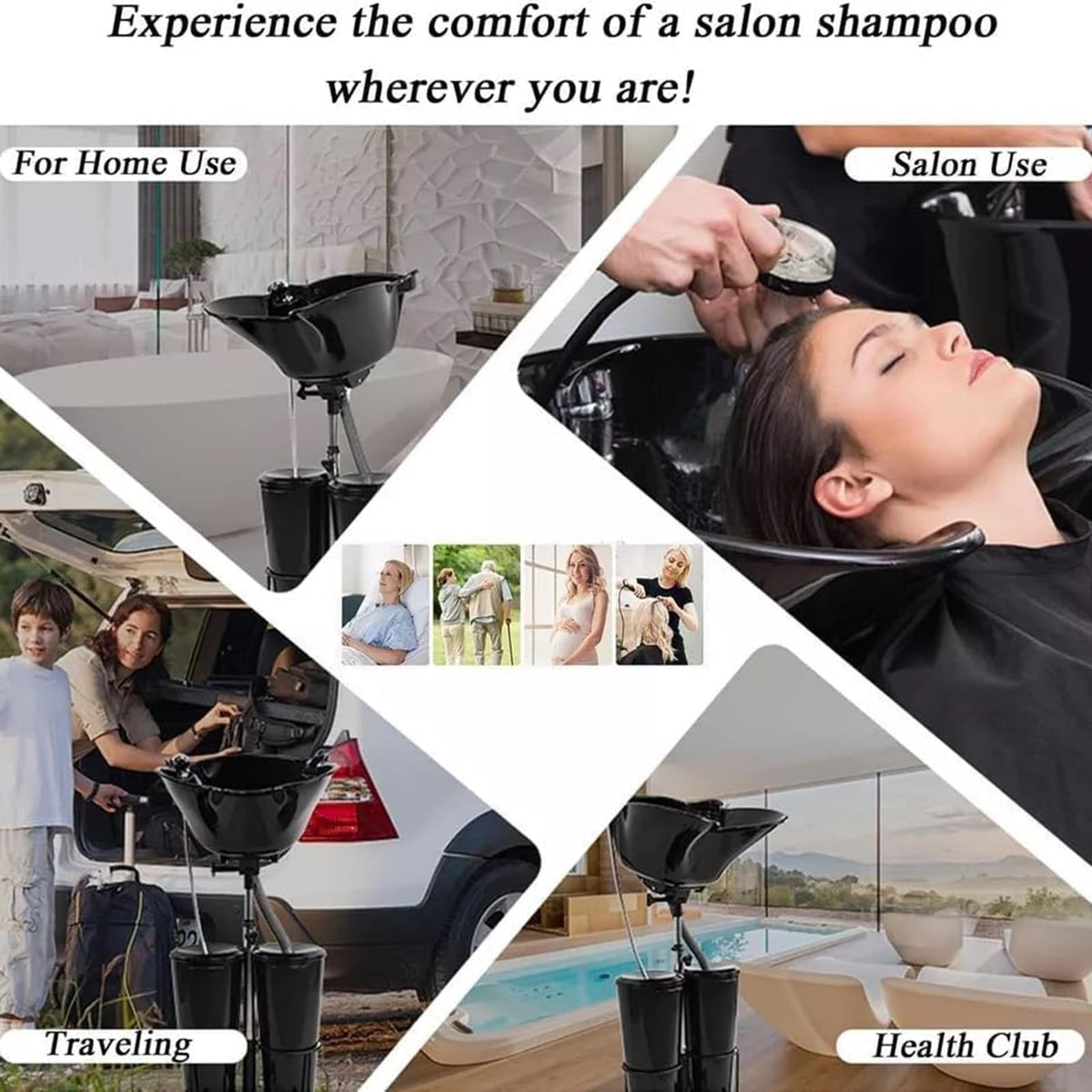 Portable Hair Washing Basin with Electric Pump M961