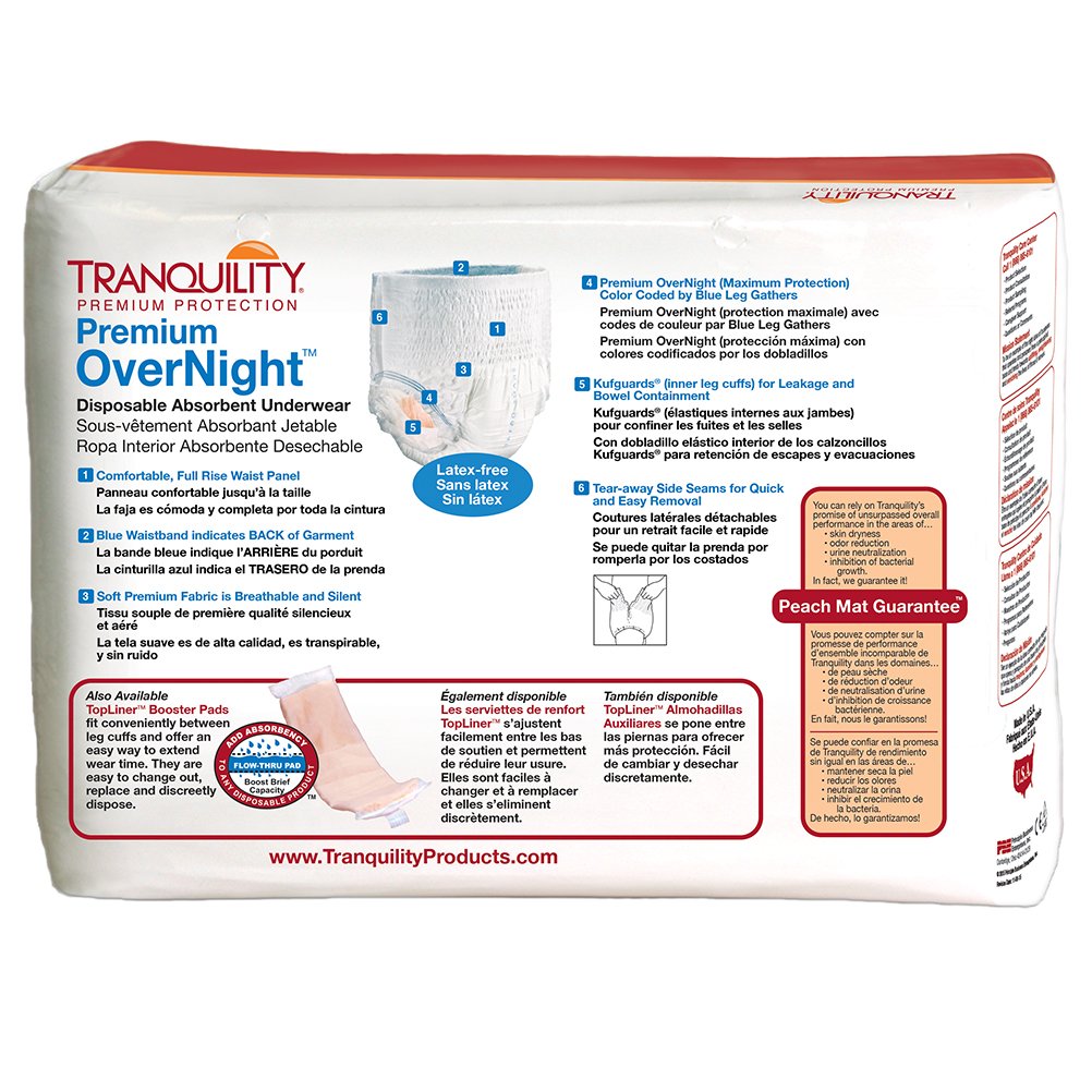 Overnight Absorbent Underwear L 16 ct B2023