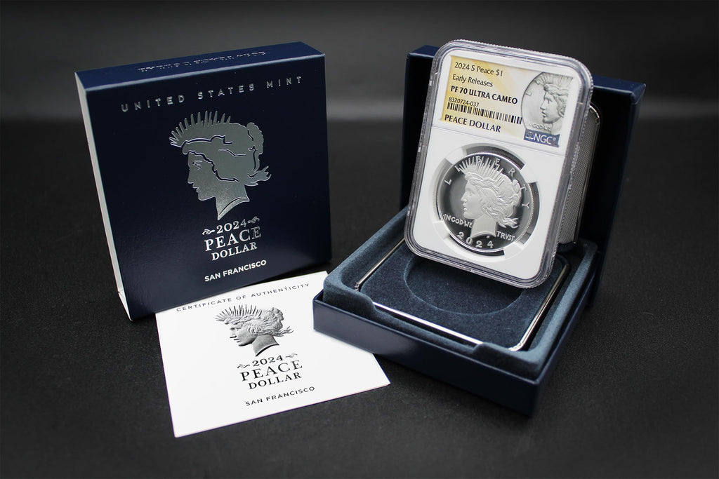 2024 American Silver Peace Dollar Coin PF-70 Ultra Cameo A43752