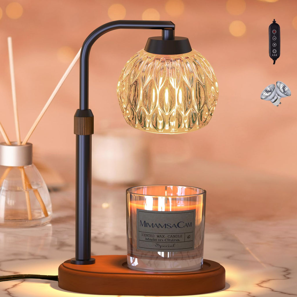 Candle Warmer Lamp with Timer Dimmer Adjustable T56331